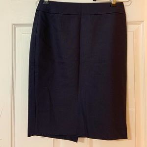 Dark navy blue pencil skirt